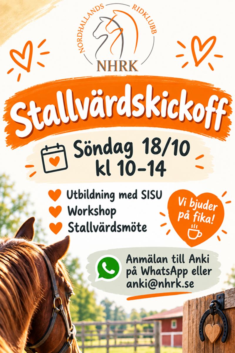 Stallvärdskickoff på NHRK